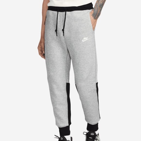 Nike Sportswear Tech Mens Fleece Joggers Dark Grey FB8002-064 NEW